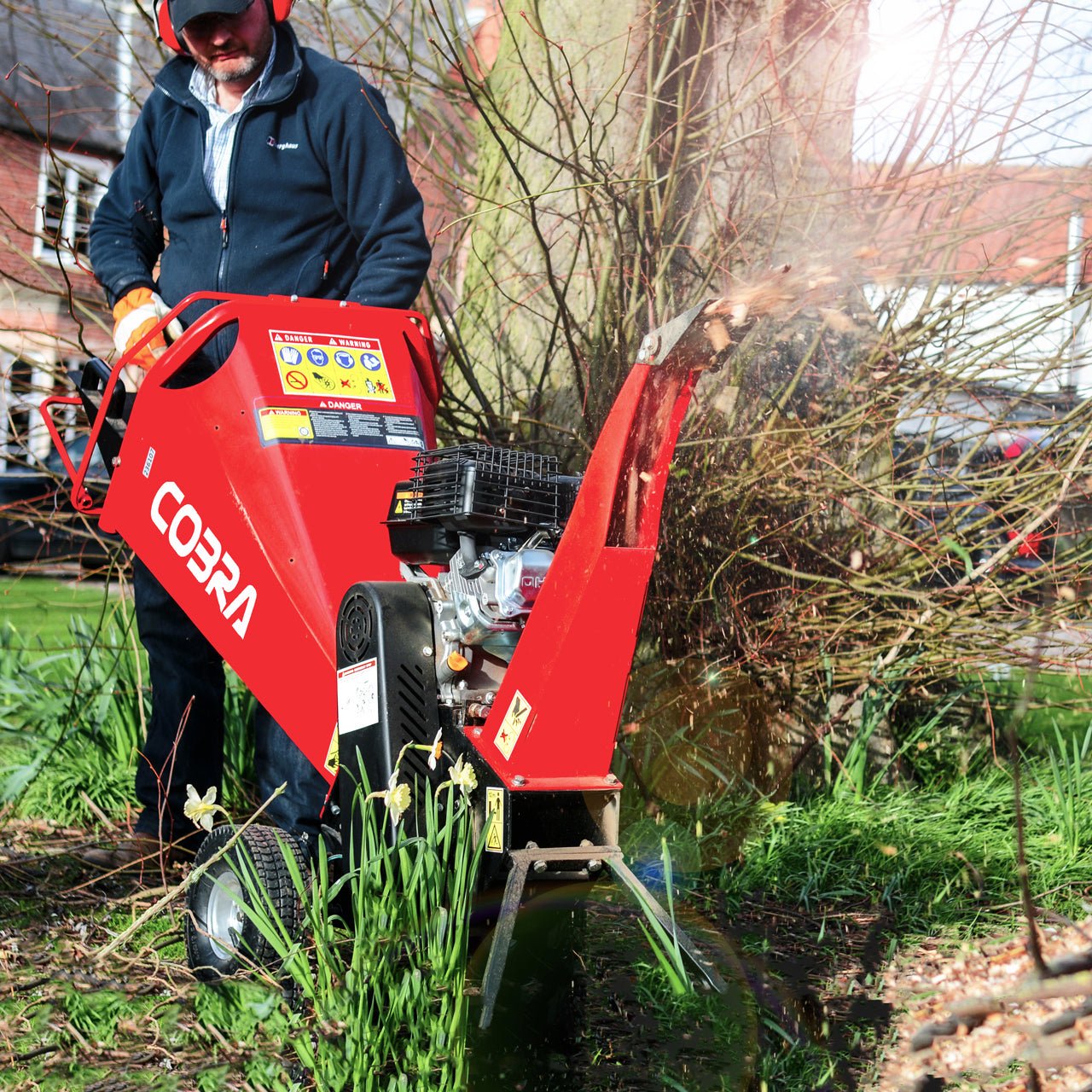 Cobra CHIP650L 3" Petrol Wood Chipper