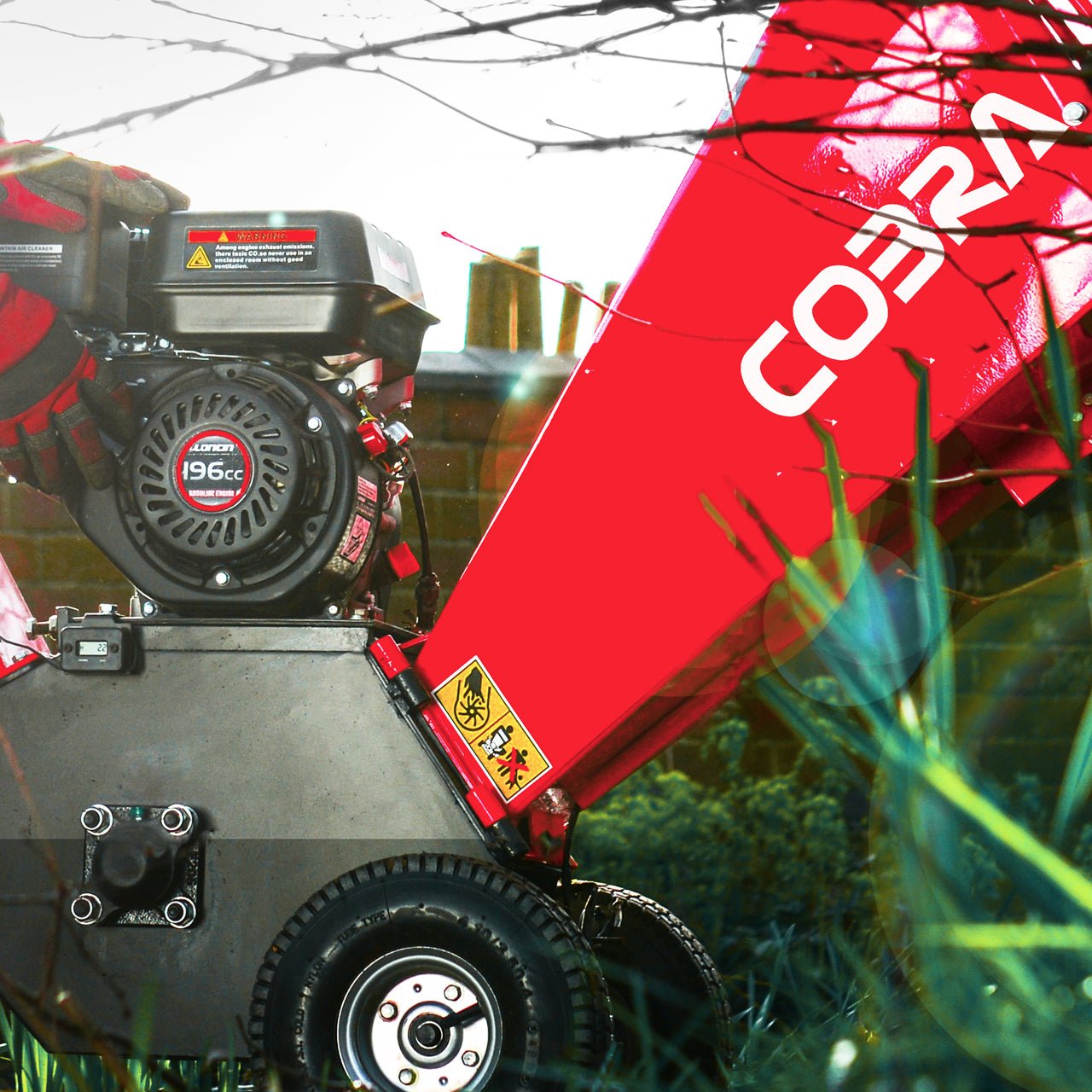 Cobra CHIP650L 3" Petrol Wood Chipper