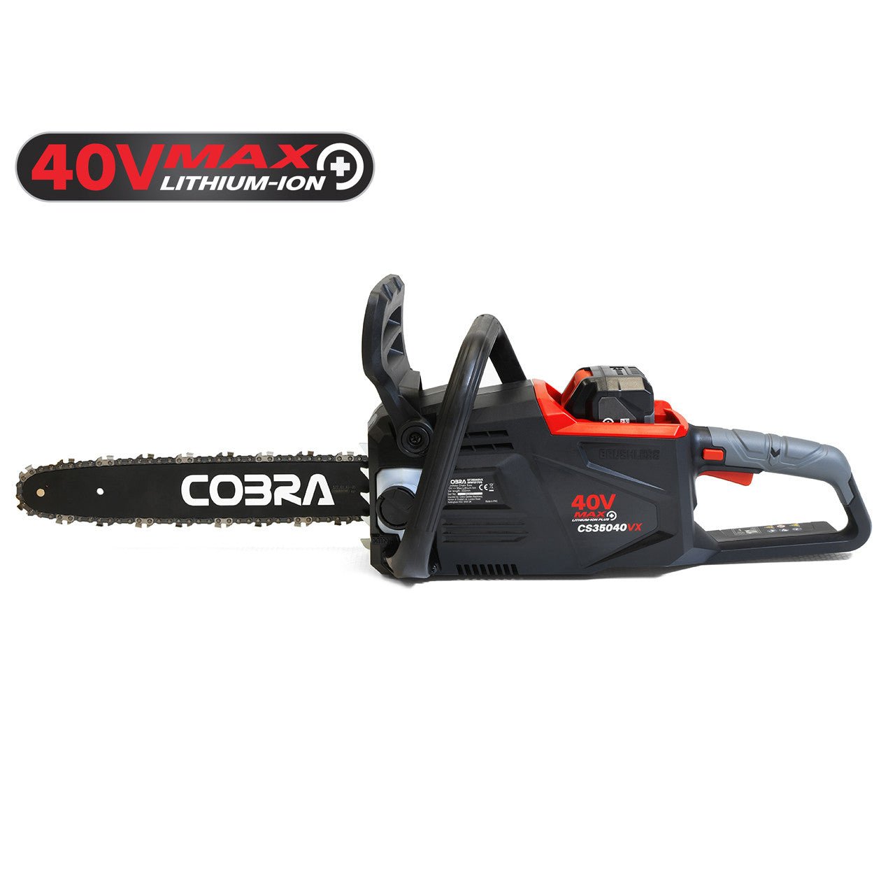 Cobra CS35040VX 40V MAX+ Cordless Chainsaw