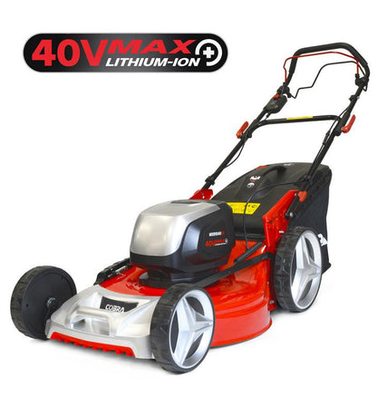 Cobra MX51S40VX 20" 40V MAX+ Self-Propelled Cordless Lawnmower
