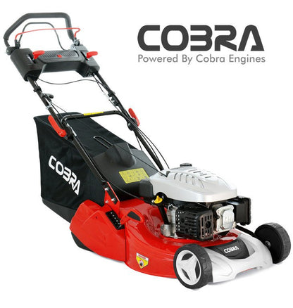 Cobra RM514SPC 20" 4-Speed Self-Propelled Petrol Rear Roller Lawnmower