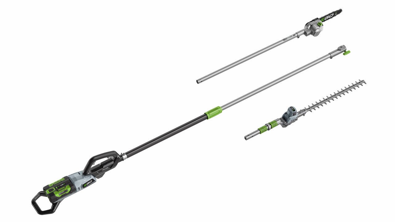 ego PPCX1000 56V Pro X Telescopic Pole, Pruning Saw & Hedge Trimmer