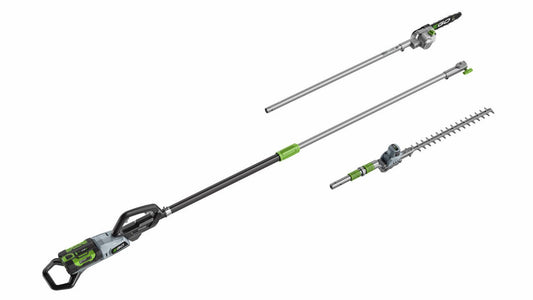 ego PPCX1000 56V Pro X Telescopic Pole, Pruning Saw & Hedge Trimmer