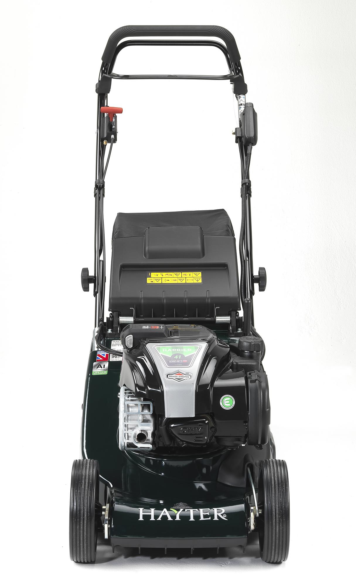 Hayter Harrier 41 Rear Roller Lawn Mower with Electric Start