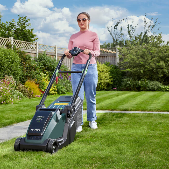 Hayter Hawk 36 Push 60V Battery Lawn Mower Kit