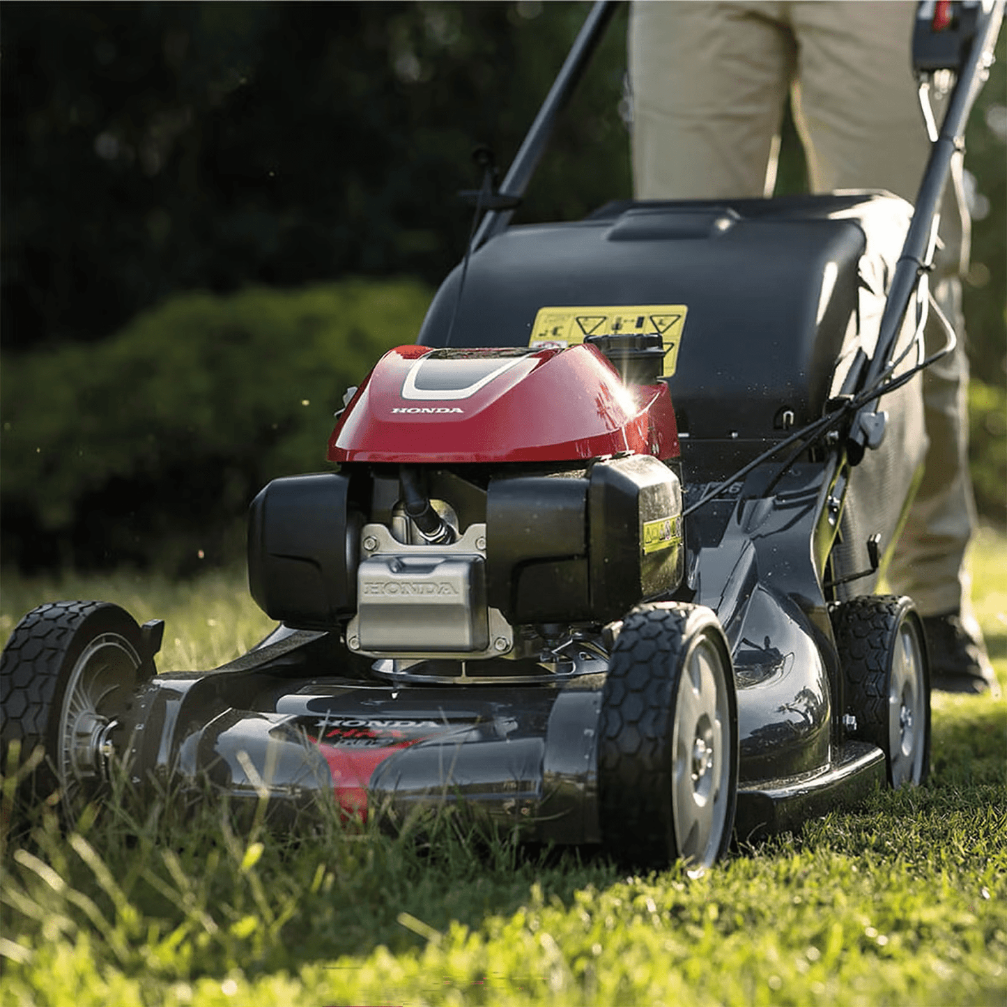 Honda HRX 537 HY 53cm (21") 4 Wheel Hydrostatic Roto Stop Mower with Versamow Mulch System