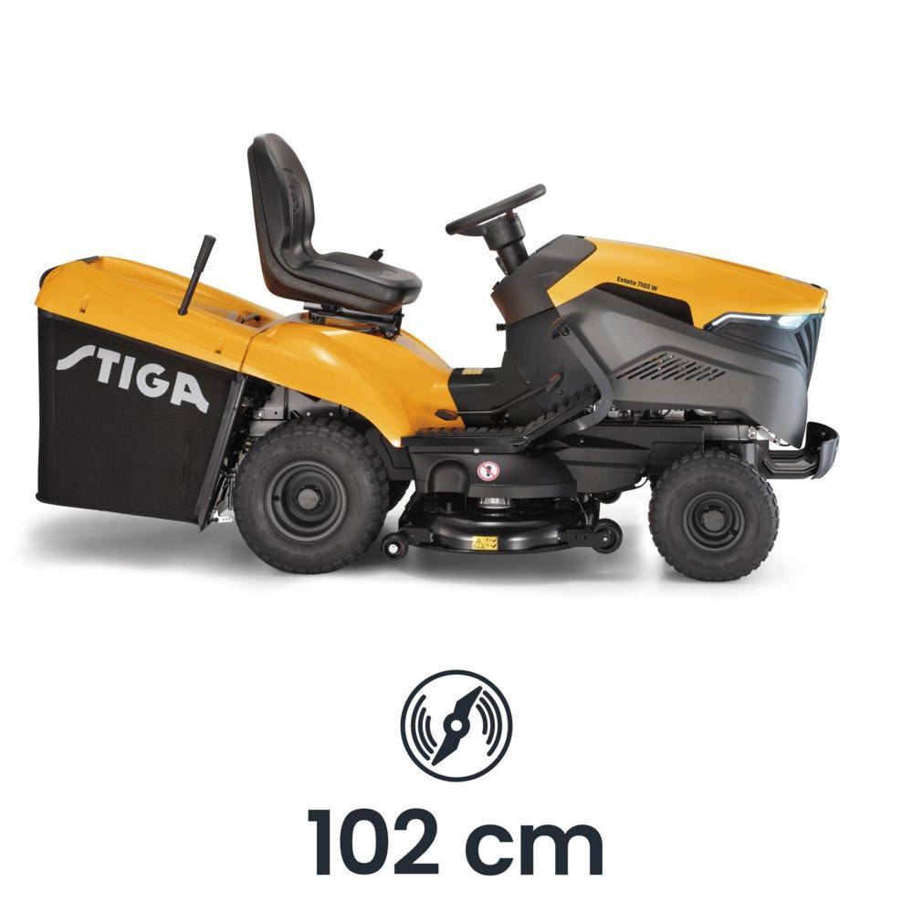 Stiga Estate 7102W 102cm (42") Hydrostatic Rear Collect Lawn Tractor