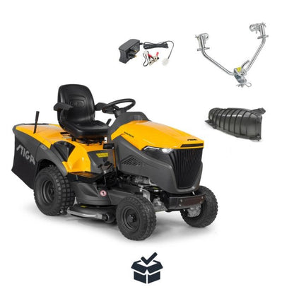 Stiga Estate 9102WX 102cm (42") 4WD Hydrostatic Rear Collect Lawn Tractor
