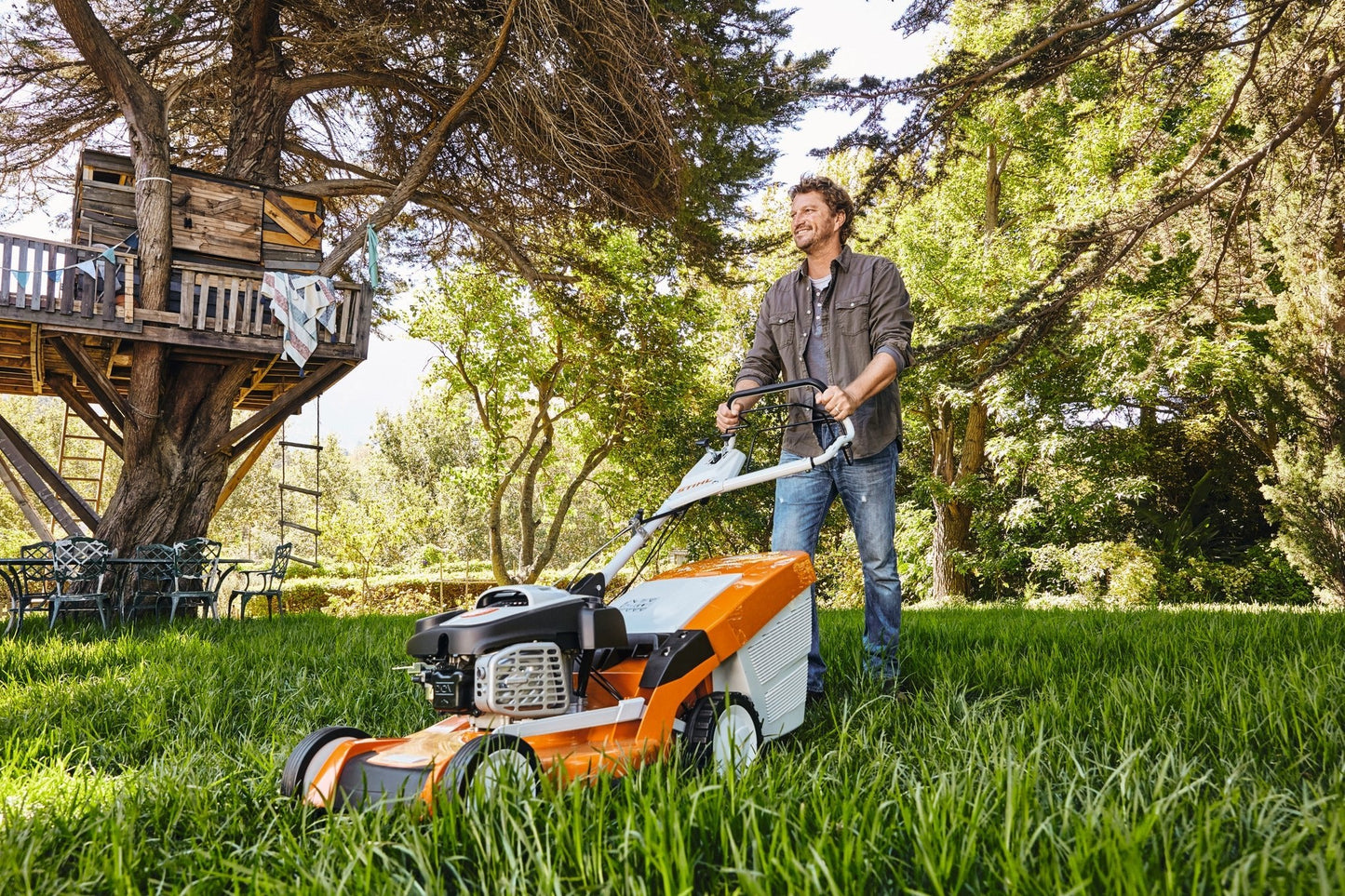 Stihl RM 655 V 53cm (21") Petrol Variable Speed Self-Propelled Lawn Mower